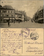 12517 Cartoline - Paesaggistiche Straniere - Lens, Rue De La Gare, Francia, Feldpost, Viag.'916 - Other & Unclassified