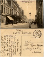 12520 Cartoline - Paesaggistiche Straniere - Douai, Rue De Paris, Francia, Feldpost, Viag.'914 - Altri & Non Classificati