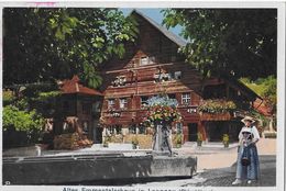 LANGNAU → Altes Emmentalerhaus In Langnau (Chüechlihuus) Spez. Feldpost-Stempel 1912 - Langnau Im Emmental