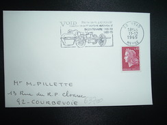 LETTRE TP M.DE CHEFFER 0,40 OBL.MEC.11-12-1969 55 VOID MEUSE Patrie De CUGNOT Inventeur De La 1ère VOITURE AUTOMOBILE - Sonstige (Land)