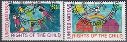 UNITED NATIONS New York 615-616,used - Gebraucht