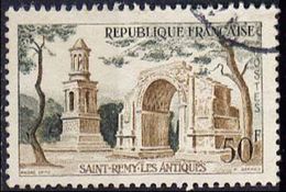 Timbre Oblitéré N° 1130(Yvert) France 1957 - Saint-Rémy Les Antiques - Used Stamps