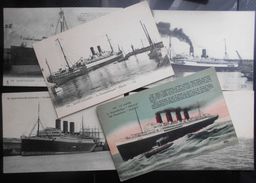 CPA Lot 7X Photo Bateau Paquebot De St-nazaire St-malo Flandre France Paris Espagne Massilia - Sammlungen & Sammellose