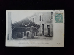 Delcampe - CPA D77 Chelles, Fontaine Et Lavoir - Chelles