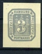 HAMBURG - 1864 /67 FREIMARKEN  3 - Hamburg