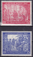 Série De 2 Timbres-poste Neufs** - Foire D'automne De Leipzig - N° 30-31 (Yvert) - 1947 - French Zone