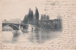 Vue Du Pont De RIS ORANGIS (91) + Timbre Type Mouchon 10c Rose Yvert & Tellier N° 112 : 13€) - Autres & Non Classés