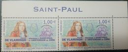 L) 2017 FRENCH SOUTHERN AND ANTARCTIC LANDS, WILLEM DE VLAMINGH, LANDED IN SAINT PAUL AND AMSTERDAM IN 1696, BOAT, SHIP, - Ungebraucht