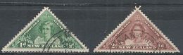 New Zealand 1943. Scott #B22-B23 (U) Princesses Elizabeth & Margaret Rose - Gebraucht