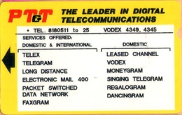 Philippines - Philippine Telegraph And Telephone (PT&T), Alcatel, Test 2.000 Peso, Used - Philippines