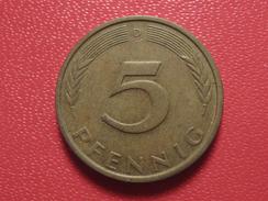 Allemagne - 5 Pfennig 1972 D 7293 - 5 Pfennig