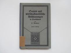 Soziale Und Wirtschaftspolitische Anschauungen In Deutschland P. Mombert. Wissenschaft Und Bildung. 1928 - Oude Boeken