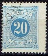 SWEDEN  # FROM 1877   TK: 13  Blue - Portomarken