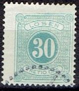 SWEDEN  # FROM 1877   TK: 13  Green - Postage Due
