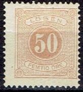 SWEDEN  # FROM 1877   TK: 13  Brown (*) - Portomarken