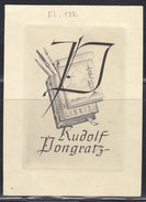 Exlibris Rudolf Pangratz (EL.132) - Ex-libris