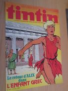 Page De Revue Des Années 70/80 : COUVERTURE DE LA REVUE  TINTIN : ALIX (pour Toi Qui Aimes Les Films De Gladiateurs) - Alix