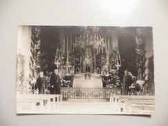 A451. CPA.SUISSE.L'Eglise De Vuishermens à Romont.L'Abbé Perrout De La Veirigue.Carte Photo. Beau Plan Animé.ecrite 1925 - Romont