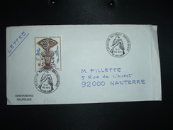 LETTRE TP TAPISSERIE DE LURCAT 1,00 OBL.16-17 DEC. 1972 45 ORLEANS EXPOSITION NATIONALE ORNITHOLOGIQUE - Mechanical Postmarks (Advertisement)