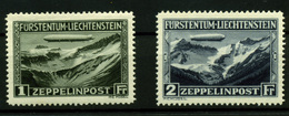 Liechtenstein (aéreo) Nº 7/8 - Luchtpostzegels