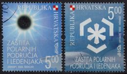 Croatia 2009 Preservation Of Polar Regions And Glaciers - Used - Solar Eclipse - Preservare Le Regioni Polari E Ghiacciai