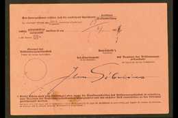 FAMOUS COMPOSER - JEAN SIBELIUS 1936 (April) German Postal Receipt Card Addressed To Germany, Postmarked Jarvenpaa (Finl - Sonstige & Ohne Zuordnung