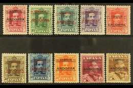 SPANISH 1928 Perf 12 X 11½ (comb) Overprints Complete Set, SG 2A/13A, Fine Mint, The 40c With Toned Perf At Top, Otherwi - Altri & Non Classificati