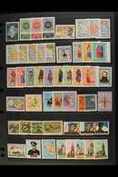 1949-69 NEVER HINGED MINT Sets & Issues On Stock Pages, All Different, Note 1949 U.P.U., 1955 Map Set, 1957 Natives Set, - Angola