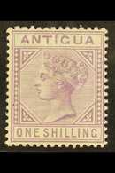 1884-87 1s Mauve, Watermark Crown CA, SG 30, Very Fine Mint. For More Images, Please Visit Http://www.sandafayre.com/ite - Sonstige & Ohne Zuordnung