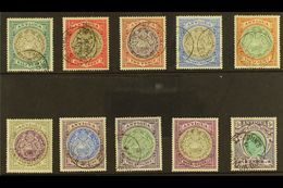 1903-07 CC Watermark Set, SG 31/40, Fine Cds Used (10 Stamps) For More Images, Please Visit Http://www.sandafayre.com/it - Sonstige & Ohne Zuordnung