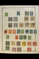 NEW SOUTH WALES 1850-1905 INTERESTING USED COLLECTION On Pages, Inc 1850 1d Plate I (corner Fault), 1851-54 No Wmk 1d, 2 - Altri & Non Classificati