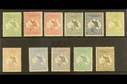 1913-14 ALL DIFFERENT MINT ROO'S A Mint Group That Includes A ½d, 1d (die I And Die II), 2d, 2½d, 3d. 5d, 6d, 9d, 1s, An - Altri & Non Classificati