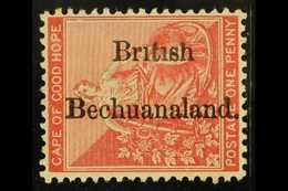 1893-5 1d Carmine-red, NO DOTS On "i" Of "British" Variety, SG 38e, Very Fine Mint. For More Images, Please Visit Http:/ - Sonstige & Ohne Zuordnung