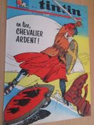 Page De Revue Des Années 60 : SUPERBE COUVERTURE DE LA REVUE  TINTIN : CHEVALIER ARDENT - Chevalier Ardent