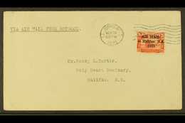 1921 AIRMAIL COVER ( WITH  NO STOP VARIETY) (26 Nov) Airmail Cover To Halifax, Nova Scotia, Endorsed 'Via Air Mail From  - Sonstige & Ohne Zuordnung
