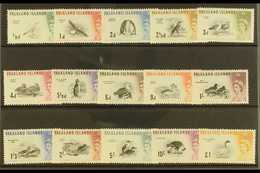 1960-66 Complete Definitive Set, SG 193/207, Very Lightly Hinged Mint (15 Stamps) For More Images, Please Visit Http://w - Falkland Islands