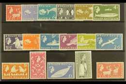 1963-69 Complete Definitive Set, SG 1/16, Very Lightly Hinged Mint (16 Stamps) For More Images, Please Visit Http://www. - Falkland