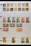 GABON 1904-1933 All Different FINE USED Collection On Pages. With 1904-07 "Tablet Set To 75c; 1910 "Congo Francais" Set  - Other & Unclassified