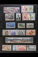 TAAF 1972-1976 NEVER HINGED MINT COLLECTION On Stock Pages, All Different, Inc 1972 & 1973 Insects Sets, 1972 100f De Ga - Other & Unclassified