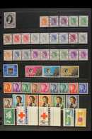 1953-1977 COMPREHENSIVE SUPERB MINT COLLECTION On Stock Pages, All Different Virtually COMPLETE For The Period, Inc 1954 - Otros & Sin Clasificación