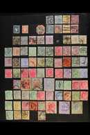 1854-1959 MINT & USED COLLECTION Very Busy Album Pages Full Of Better Stamps & Sets, We See 1854 Types ½a, 1a & 4a Used, - Altri & Non Classificati