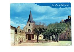 Cpm - 86 - Scorbe Clairvaux - L'église - Cim - 1985 - Vélo - Scorbe Clairvaux