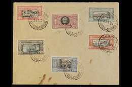 1923 Manzoni Set, Sass S29, Complete Used On Cover, Cancelled With Milano 28. 1. 24 Cds Cancels (last Day Of Validity).  - Non Classificati