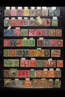 1882-1993 USED COLLECTION Includes QV Ranges To 6d, KEVII range To 1s, KGV Heads To 1s, 1936-42 Pictorials To 3s, Many Q - Other & Unclassified