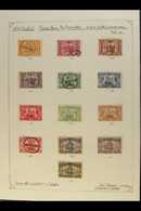 AZORES 1868-1931 POWERFUL ALL DIFFERENT MINT AND USED COLLECTION Nicely Written Up In An Album. With 1868-70 (curved Lab - Altri & Non Classificati