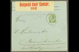 1916 (28 Mar) Printed Cover To Goanikontes Bearing ½d Union Stamp Tied By Swakopmund Oval Pmk, And With Bilingual Censor - South West Africa (1923-1990)
