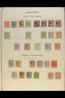 PHILIPPINES AND PORTO RICO 1874-1936 Mint And Used Collection On Album Pages, Includes Philippines (approx 175 Stamps) R - Other & Unclassified