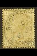 1880-83 4d Grey-brown, Plate 17, SG 160, Very Fine Used Bearing "Cannock" Registered Cancel For More Images, Please Visi - Other & Unclassified