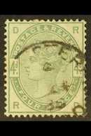 1884 4d Dull Green, SG 192, Very Fine Used With Good Colour. Cat 210. For More Images, Please Visit Http://www.sandafayr - Altri & Non Classificati