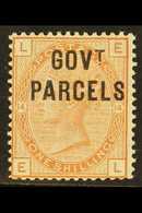 GOVT. PARCELS 1883-86 1s Orange- Brown (plate 14), SG O64c, Lightly Hinged Mint. A Beautiful Stamp & Extremely Scarce. F - Altri & Non Classificati